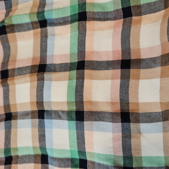 Anthropologie Maeve Cerie Plaid Smocked Maxi Dress, S - Picture 7 of 15